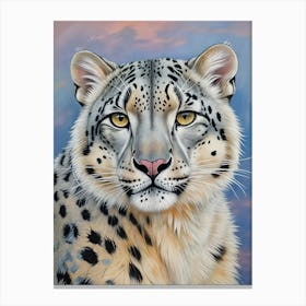 Snow Leopard Canvas Print