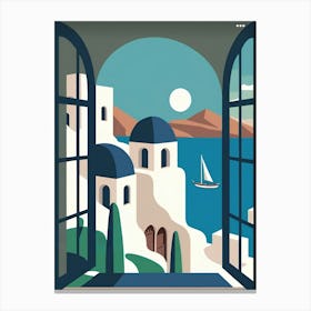 Santorini 1 Canvas Print