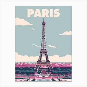 Paris Eiffel Tower 5 Canvas Print