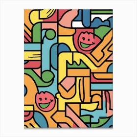 Abstract Pattern Canvas Print