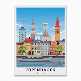 Copenhagen Travel Canvas Print