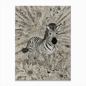 Zebra 1 Canvas Print