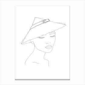 Woman In Hat Lienzo