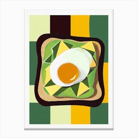 Avocado Toast Canvas Print