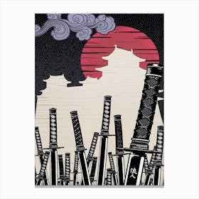 Samurai Champloo Swords Canvas Print