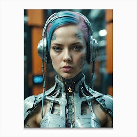 Robot Girl 1 Canvas Print