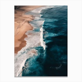 Aerial View Of A Beach 94 Canvas Print