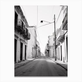 Brindisi, Italy, Black And White Photography 1 Canvas Print
