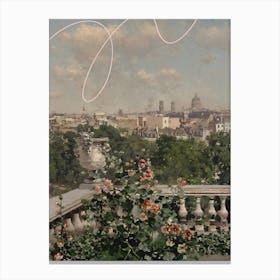 Paris From The Balcony Canvas Print