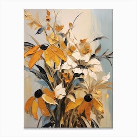 Fall Flower Painting Black Eyed Susan 1 Canvas Print