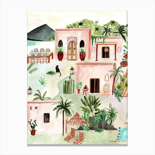 Moroccan Landscape Canvas Print