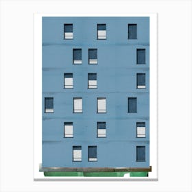 Berlin Blue Building Canvas Print