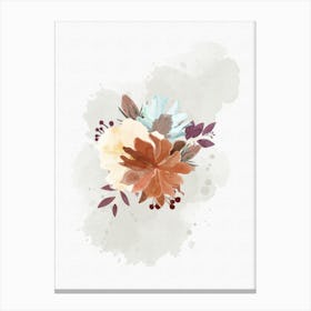 Watercolor Flowers 21 Canvas Print