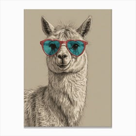 Llama Canvas Print 5 Canvas Print