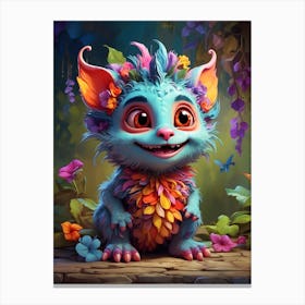 Colorful Troll 2 Canvas Print