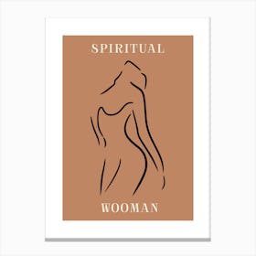 Spiritual Wooman 14 Canvas Print