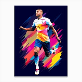 France Soccer Player 2 Canvas Print