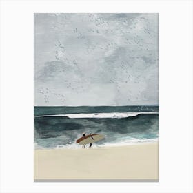 Riany Surf Canvas Print