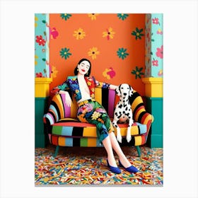 Dalmatian 6 Canvas Print