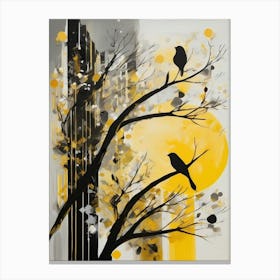 Birds In The Tree 2 Canvas Print