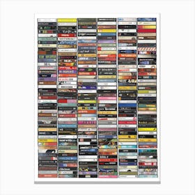 Ultimate 2000s Music - Cassette Print Canvas Print