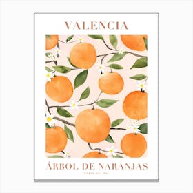 Valencia Arbol De Narmanas Canvas Print