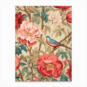 Wallpaper Floral Pattern 1 Canvas Print