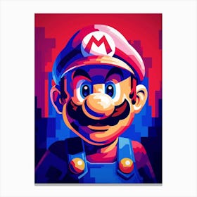 Mario Bros 7 Canvas Print