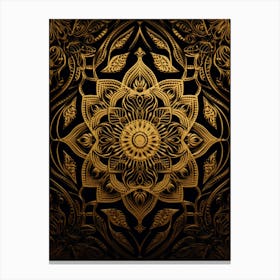 Gold Mandala 2 Canvas Print