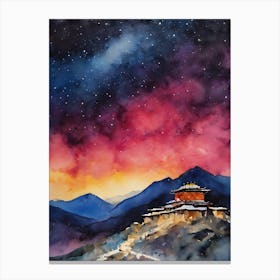 Himalayas Night 1 Canvas Print