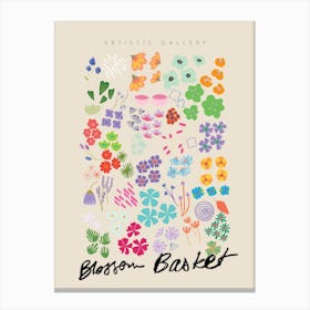 Blossom Basket Canvas Print