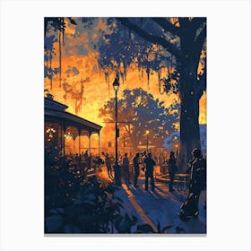 New Orleans Jazz National Historical Park 4 Canvas Print