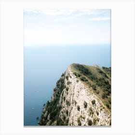 Mount Solaro Capri Canvas Print