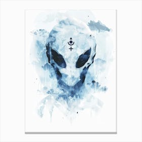 Alien Head 2 Canvas Print