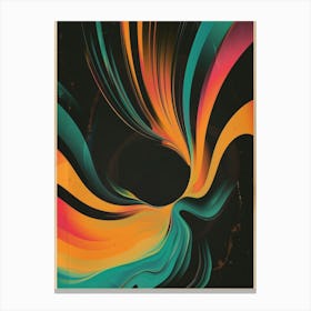 Abstract Swirls 1 Canvas Print