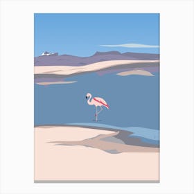 Flamingo in Chile, Atacama Desert Canvas Print