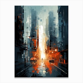 Futuristic City 3 Canvas Print