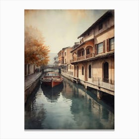 Old Town Canal Canvas Print