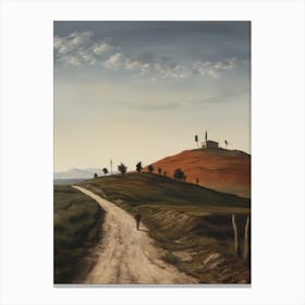 European Countryside Painting Canvas Print