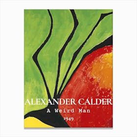 Alexander Calder A Weird Man 1909 Canvas Print