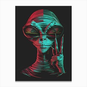 Alien 5 Canvas Print