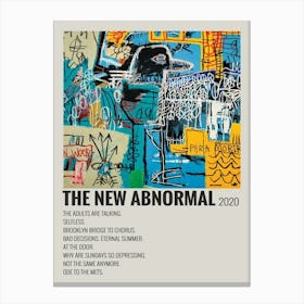 Gjmyk Strokes The New Abnormal Album Cover 90s Vintage Art Canvas Poster Wall Art Decor 1 Canvas Print