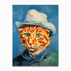 Portrait of a cat, Vincent van Gogh Canvas Print