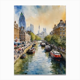 The River Thame Canvas Print