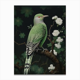 Ohara Koson Inspired Bird Painting Cuckoo 2 Canvas Print