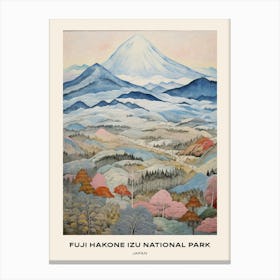 Fuji Hakone Izu National Park Japan 1 Poster Canvas Print