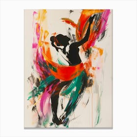abstract Dancer Canvas Print