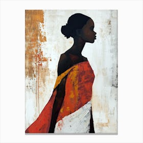 Boho Journey |The African Woman Series Canvas Print