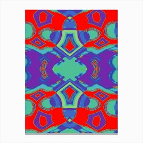 Abstract Psychedelic Pattern Canvas Print