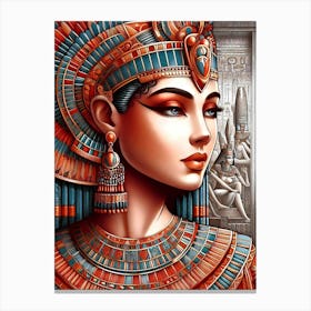 Cleopatra Portrait Artwork 82 Canvas Print